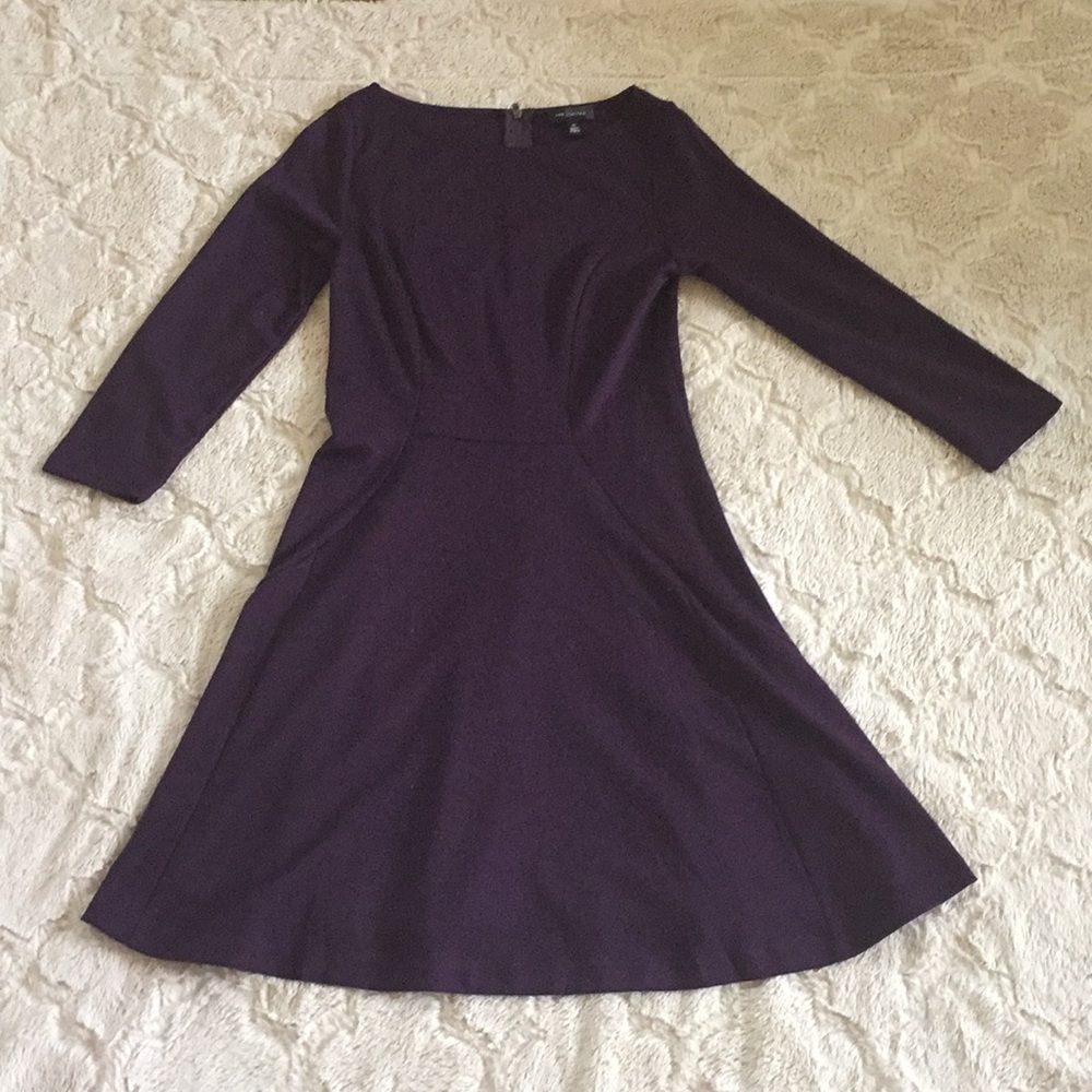 Royal Purple Skater Dress from The Limited * XS